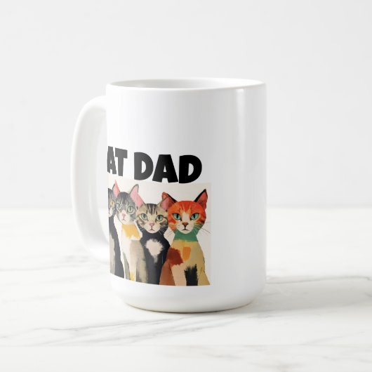 MUG ART CHAUSSURES CAT DAD (Devant gauche)
