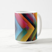 Mug Art Chevron Chromatique (Devant droit)