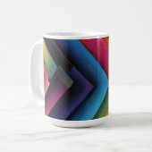Mug Art Chevron Chromatique (Devant gauche)