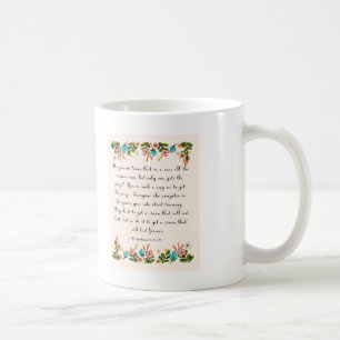 Mug Art chrétien de citation - 1 9h24 de Corinthiens 