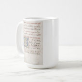 Mug art chrétien religieux de manuscrit de bible (Devant gauche)