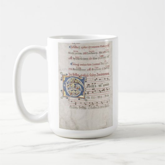 Mug art chrétien religieux de manuscrit de bible (Gauche)