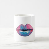 Mug Art coloré de lèvre (Centre)