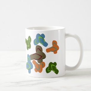 Mug Art coloré de vecteur de bascules électroniques