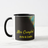 Mug Art & Craft Colour Pencils Nom et sujet de l'ensei (Gauche)