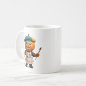 Mug Art créatif de citrouille d'Halloween (Devant gauche)