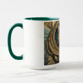 Mug Art cyberpunk astronaute de chat (Gauche)