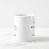 Mug Art d'amusement de femmes de filles de manque de (Centre)