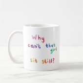 Mug Art d'amusement de femmes de filles de manque de (Gauche)