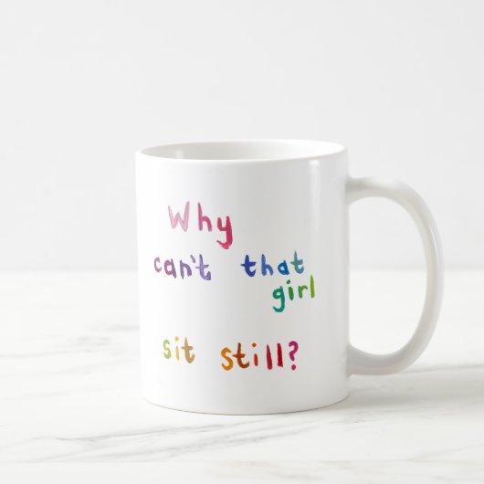 Mug Art d'amusement de femmes de filles de manque de (Droite)