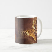 Mug Art d'animal de tigre (Devant droit)