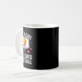 Mug Art De Basketball Amusant Pour Fille Femmes Colleg (Devant gauche)