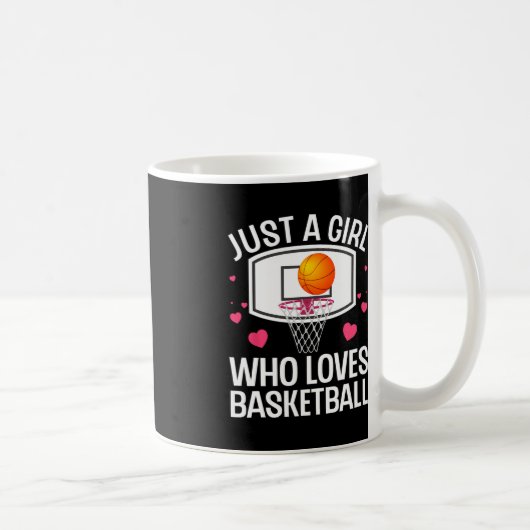 Mug Art De Basketball Amusant Pour Fille Femmes Colleg (Droite)