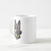 Mug Art de Berger Allemand (Devant gauche)