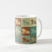 Mug Art de bruit concret (Devant droit)