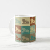 Mug Art de bruit concret (Devant gauche)