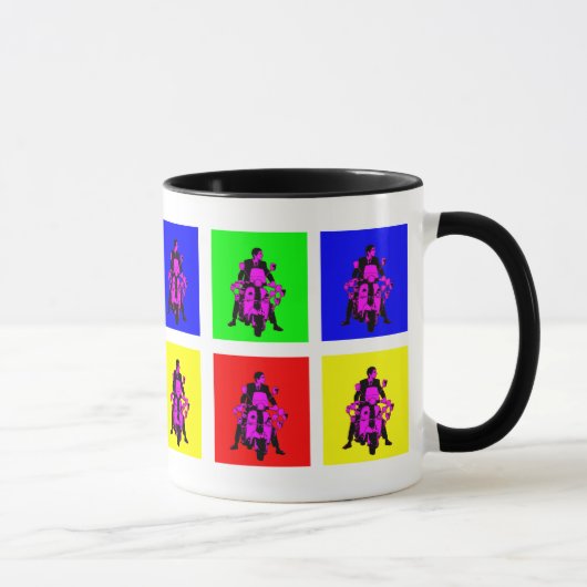 Mug Art de bruit de cavalier de mod (Droite)