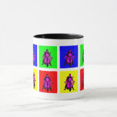 Mug Art de bruit de cavalier de mod (Centre)