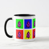 Mug Art de bruit de cavalier de mod (Gauche)