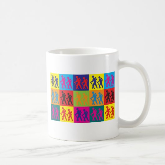 Mug Art de bruit de randonnée (Droite)