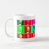 Mug Art de bruit .esque Abraham Lincoln (Gauche)