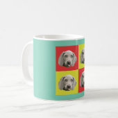 Mug Art de bruit idiot de Weimaraner (Devant gauche)