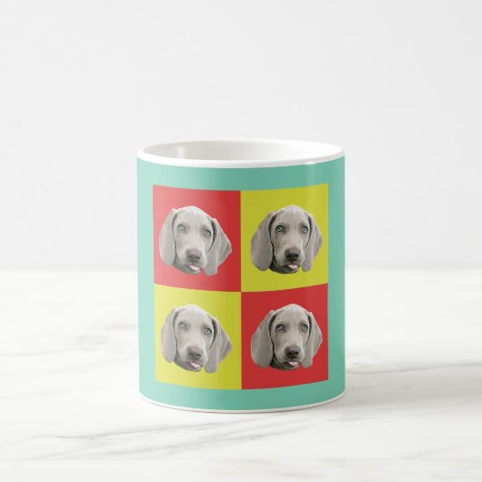 Mug Art de bruit idiot de Weimaraner (Centre)