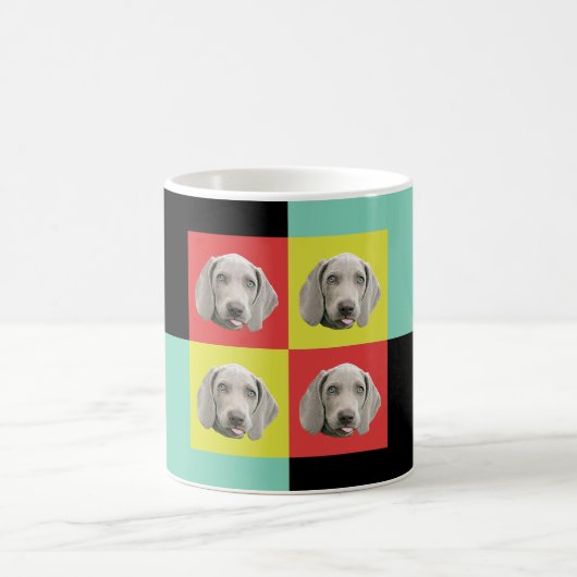 Mug Art de bruit idiot de Weimaraner (Centre)
