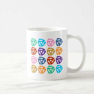 Mug Art de bruit record d'adaptateur de 45 t/mn