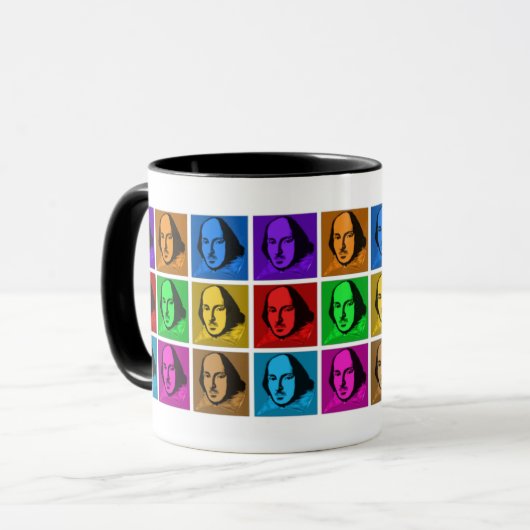 Mug Art de bruit Shakespeare (Devant gauche)