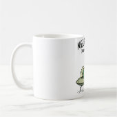 Mug Art de cabane de vacances de Noël extraterrestre d (Gauche)