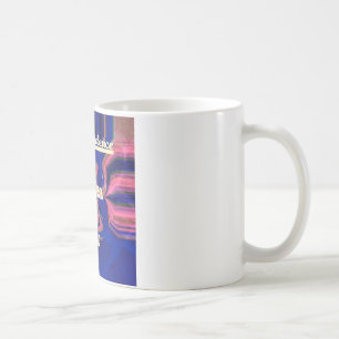 Mug Art de célébration abstraite de la fête de l'indép