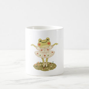 Mug Art de champignon grenouille de ballet Cottagecore