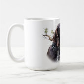 Mug Art de chasse au GSP – Précision, Passion et Faisa (Gauche)