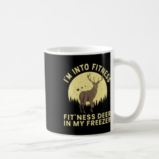 Mug Art de chasse drôle de cerf pour hommes femmes fau