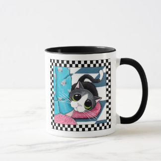 Mug Art de chat du réchauffeur | de cheville de matin