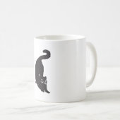Mug Art de chat noir (Devant droit)