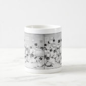 Mug Art de chat par Louis Wain 1900 (Centre)