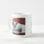Mug Art de chat siamois de sommeil (Devant gauche)