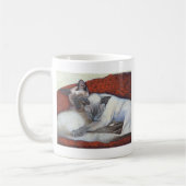 Mug Art de chat siamois de sommeil (Gauche)
