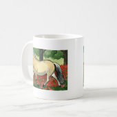 Mug ART de CHEVAL norvégien de fjord (Devant gauche)