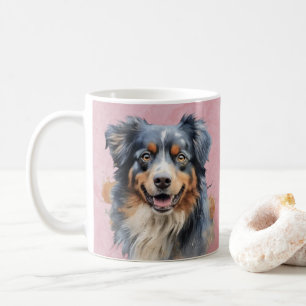 Mug Art de chien coloré vibrant, pour les amateurs de