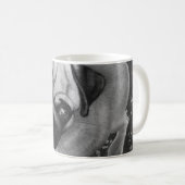 Mug Art de chiot de carlin (Devant droit)