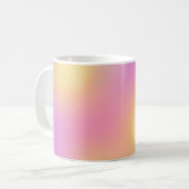 Mug Art de ciel de coucher de soleil abstrait (Devant gauche)