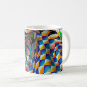 Mug Art de conception de bande de la carte de contrôle (Devant droit)