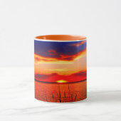 Mug Art de coucher du soleil (Centre)