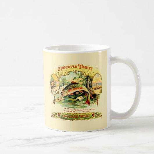 Mug Art de cru de truite tachetée (Droite)