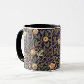 Mug Art de cru d'oiseau et de grenade de William (Devant gauche)