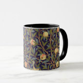 Mug Art de cru d'oiseau et de grenade de William (Devant droit)