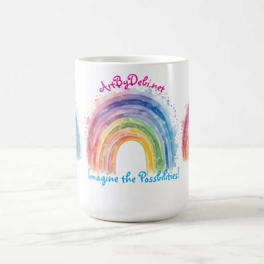 Mug Art De Debi, Rainbow (Centre)